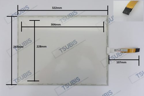 Touchpanel spare part for ELO e218928