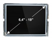 6,4'' - 19'' Open Frame Monitor 2 Open Frame 1
